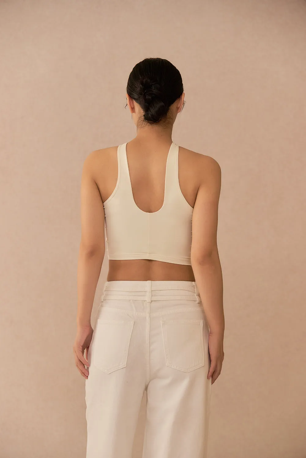 輕透兩穿交叉繞頸 BraTop<br>ESSENTIAL CROSS NECK BRA TOP