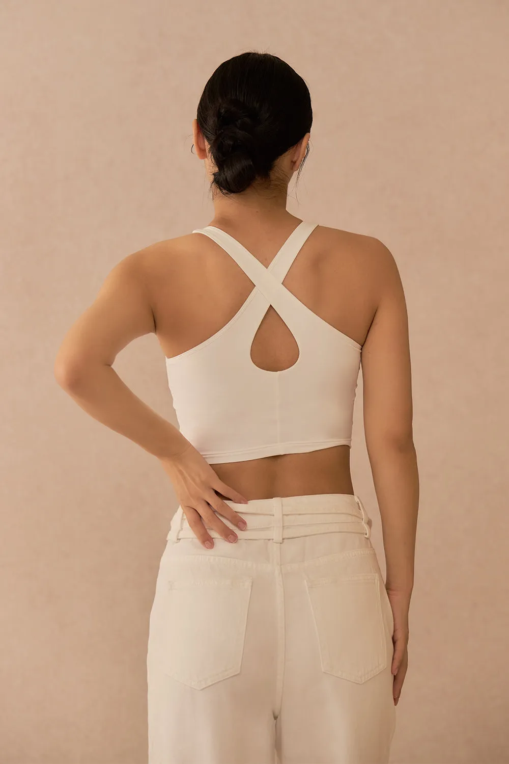 輕透兩穿交叉繞頸 BraTop<br>ESSENTIAL CROSS NECK BRA TOP