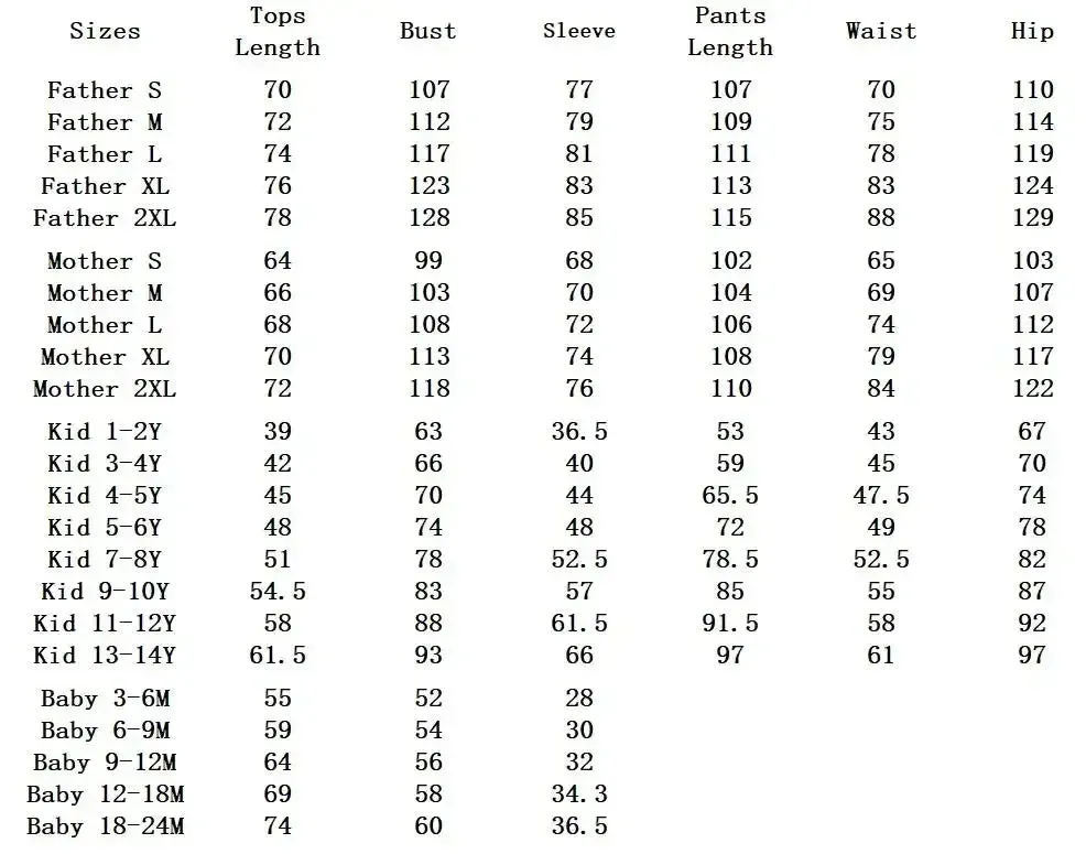2024 Family Christmas  Matching Outfit Printed Pajamas Set for Baby Boys Girls Winter Clothes Mother And Daughter Dad Sleepwear