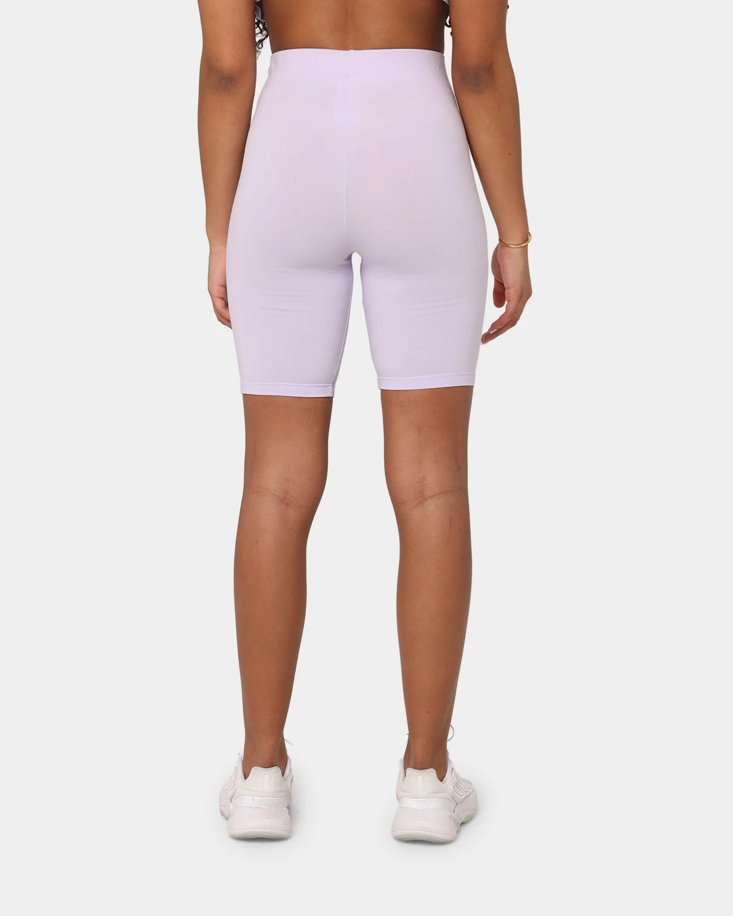 Adidas Women's Logo Play Bike Shorts Purple