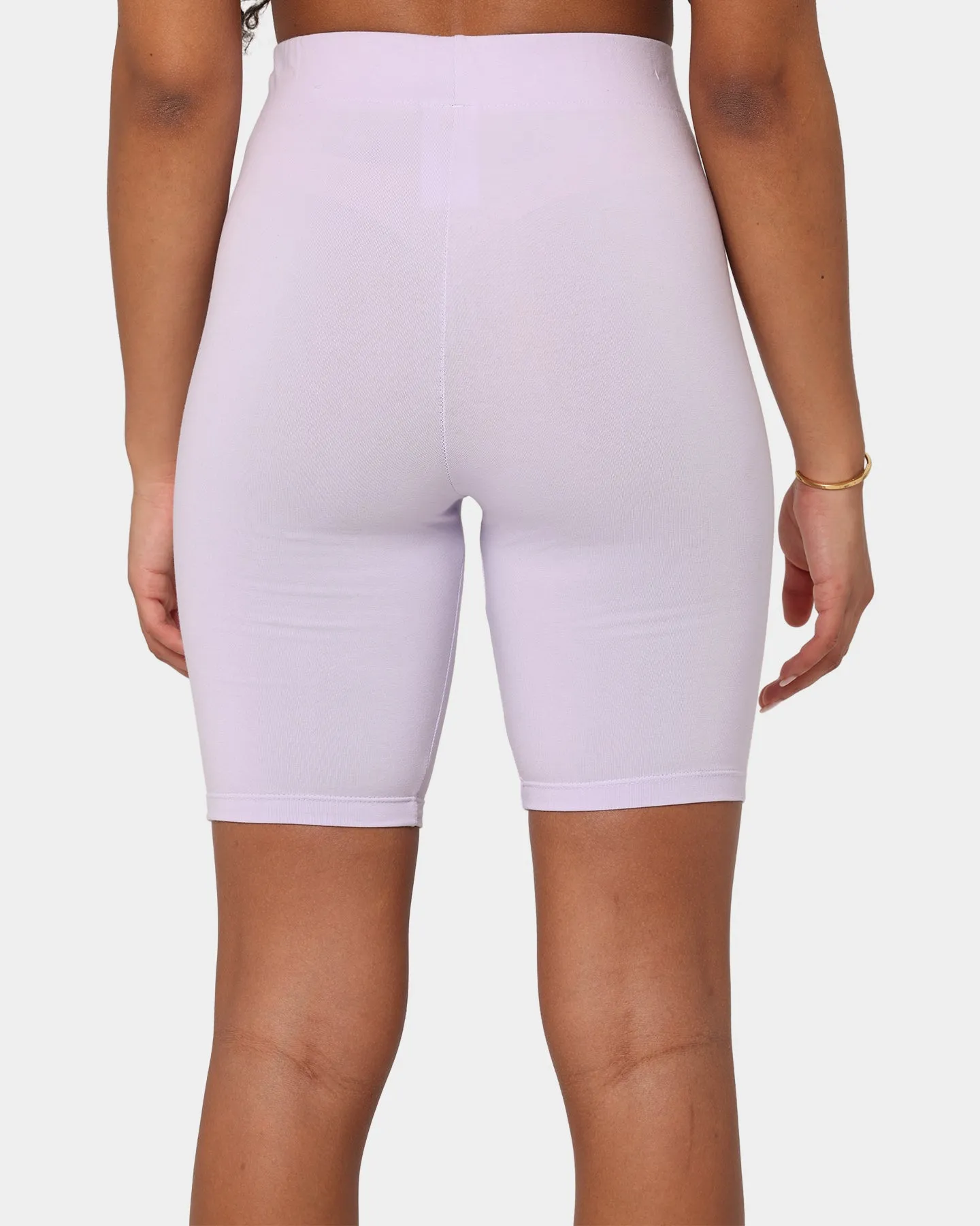 Adidas Women's Logo Play Bike Shorts Purple
