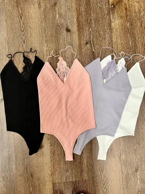 All The Romance Ribbed Bodysuit