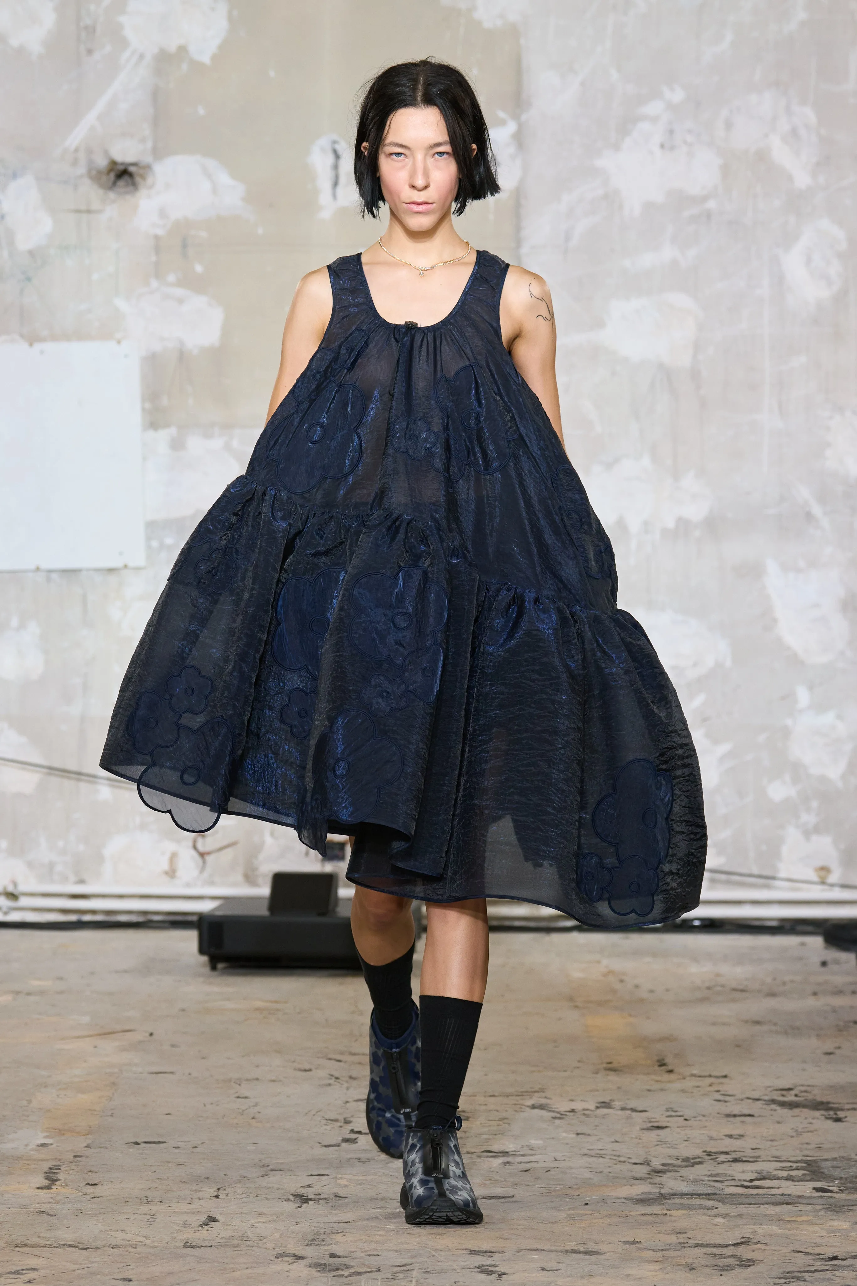 AZELIA | DRESS LIQUID MYRTIA NAVY