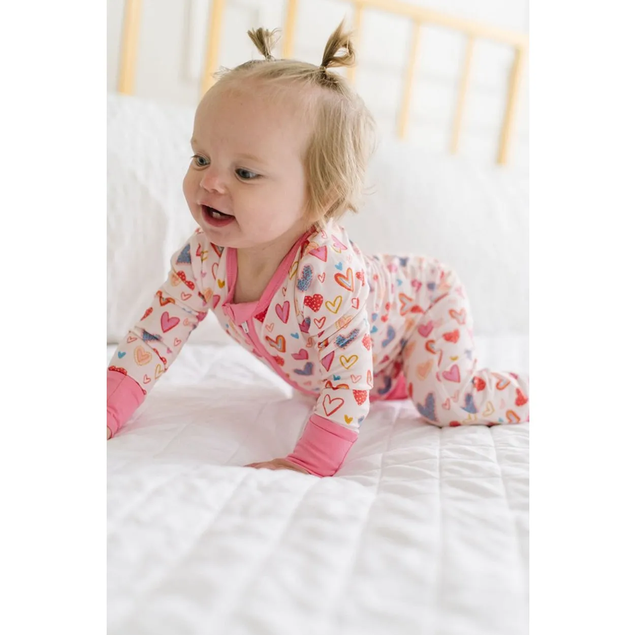 Baby Pajama in Heart Felt - Valentine's Pj