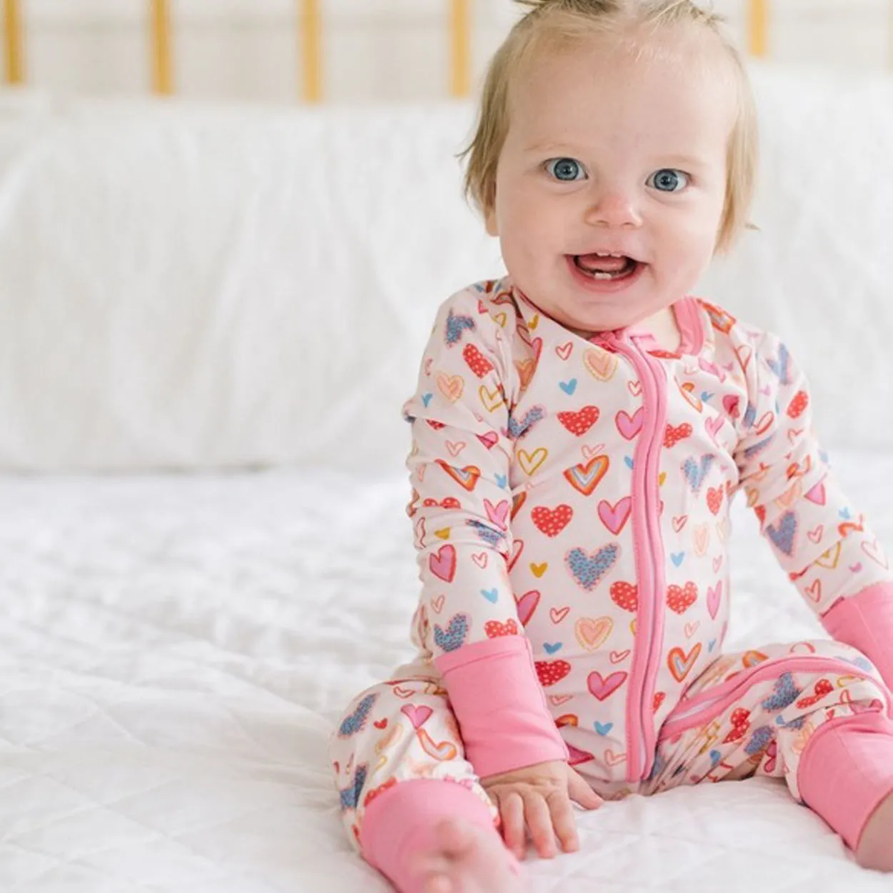 Baby Pajama in Heart Felt - Valentine's Pj