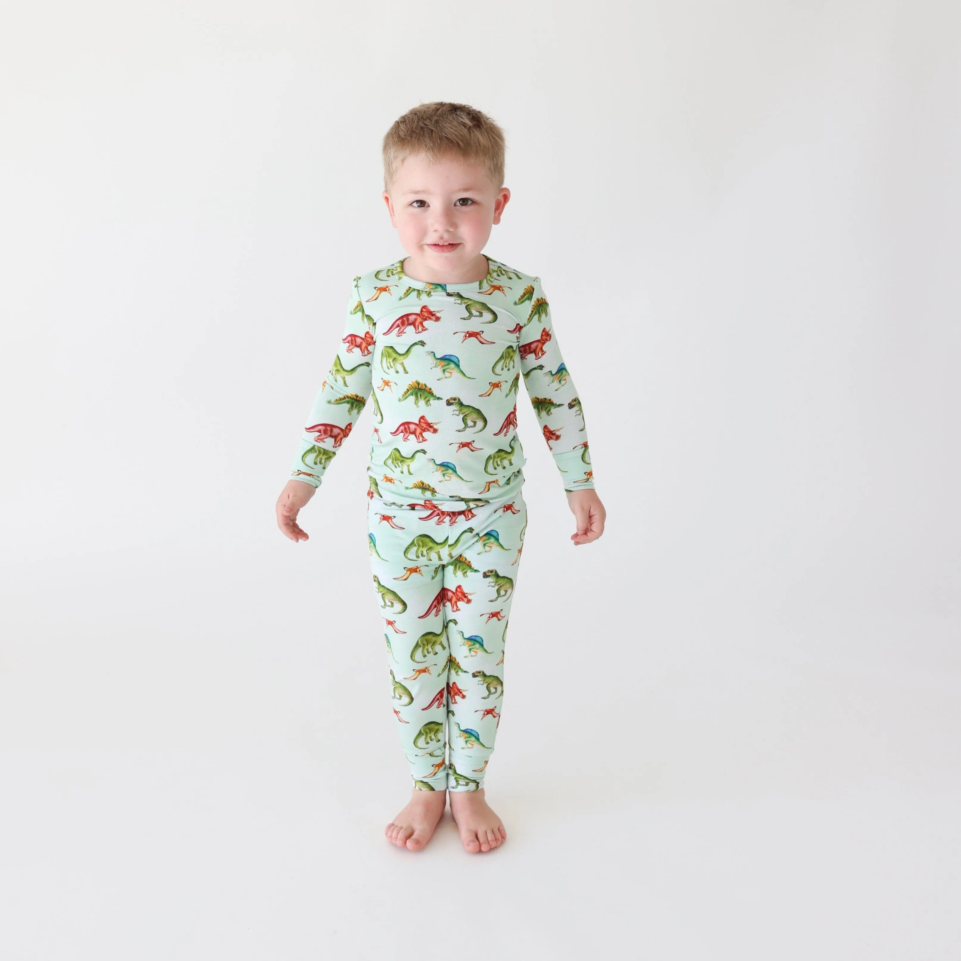 Bamboo Long Sleeve Pajama Set - Buddy (Dinosaurs)