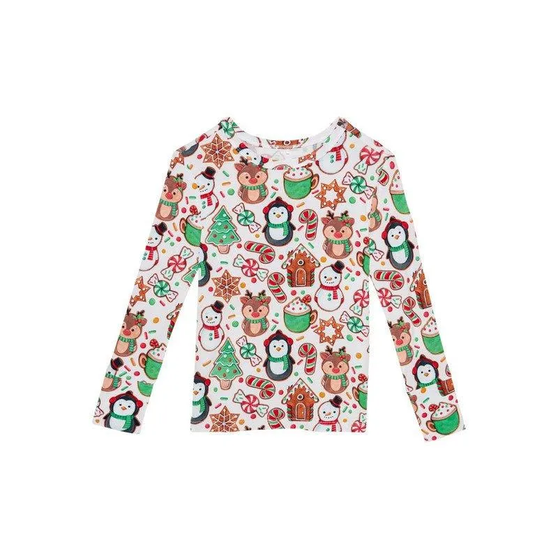 Bamboo Long Sleeve Pajama Set - Cookie Medley (Christmas Cookies)