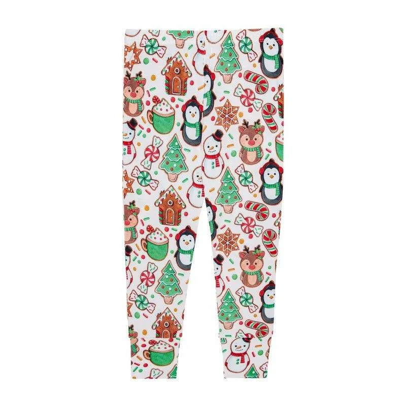 Bamboo Long Sleeve Pajama Set - Cookie Medley (Christmas Cookies)