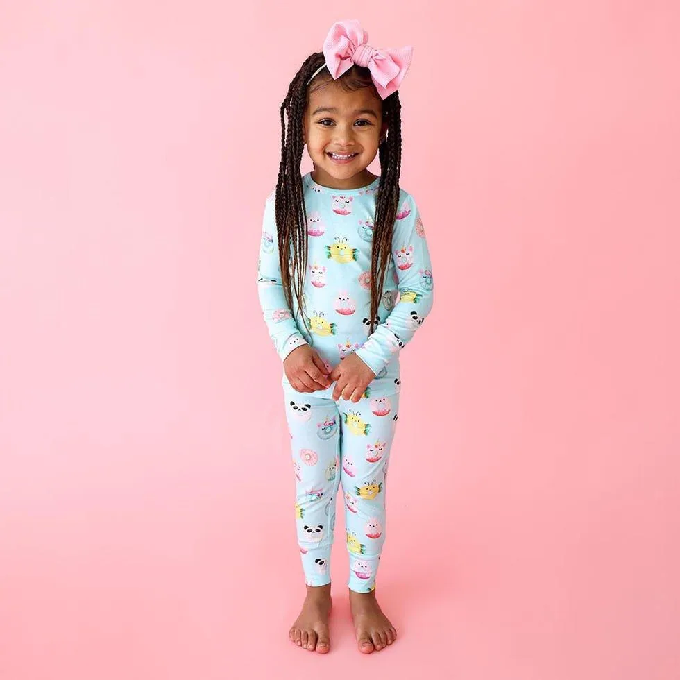 Bamboo Long Sleeve Pajama Set - Donuts