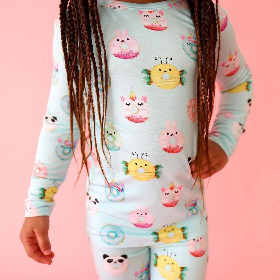 Bamboo Long Sleeve Pajama Set - Donuts