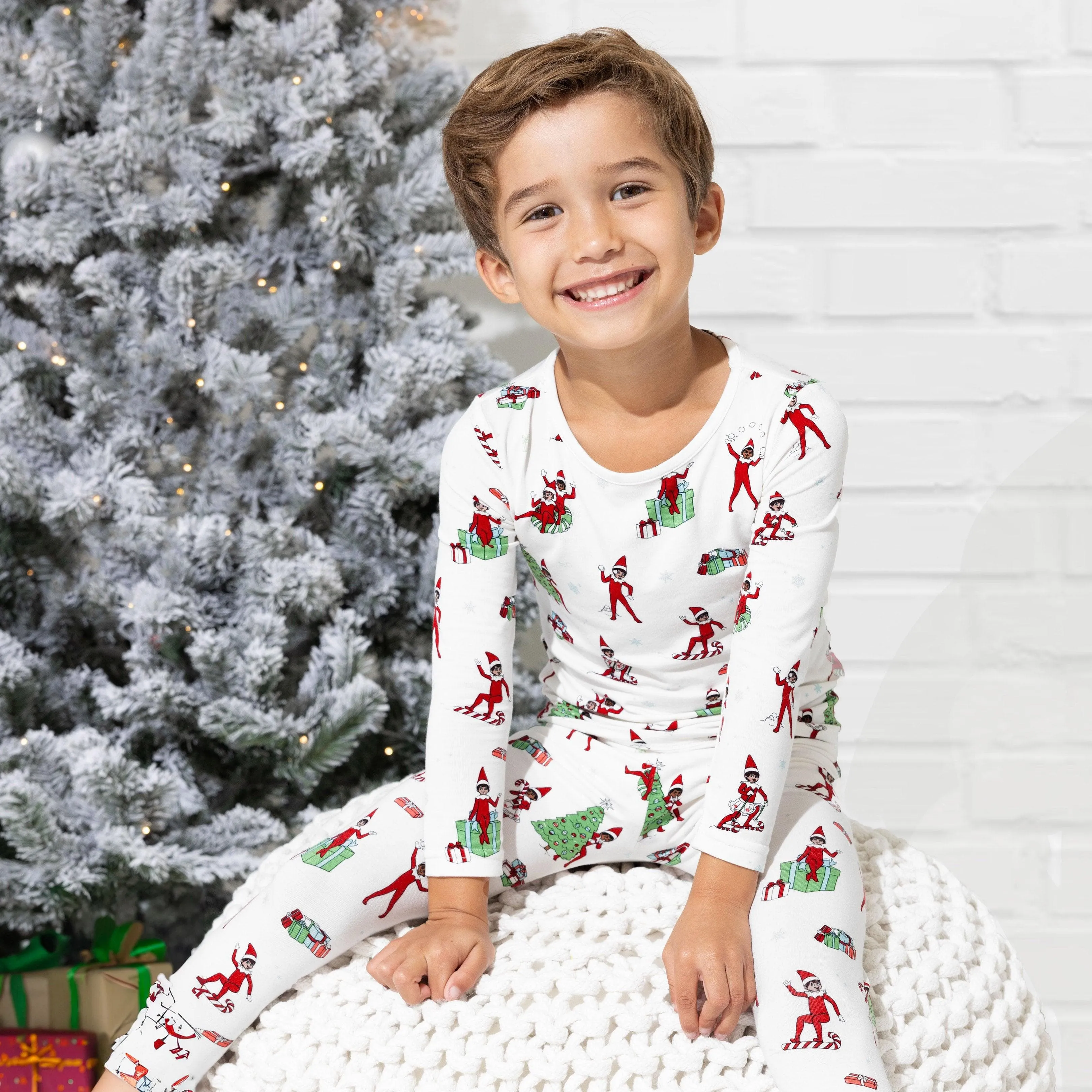 Bamboo Long Sleeve Pajama Set - The Elf on the Shelf