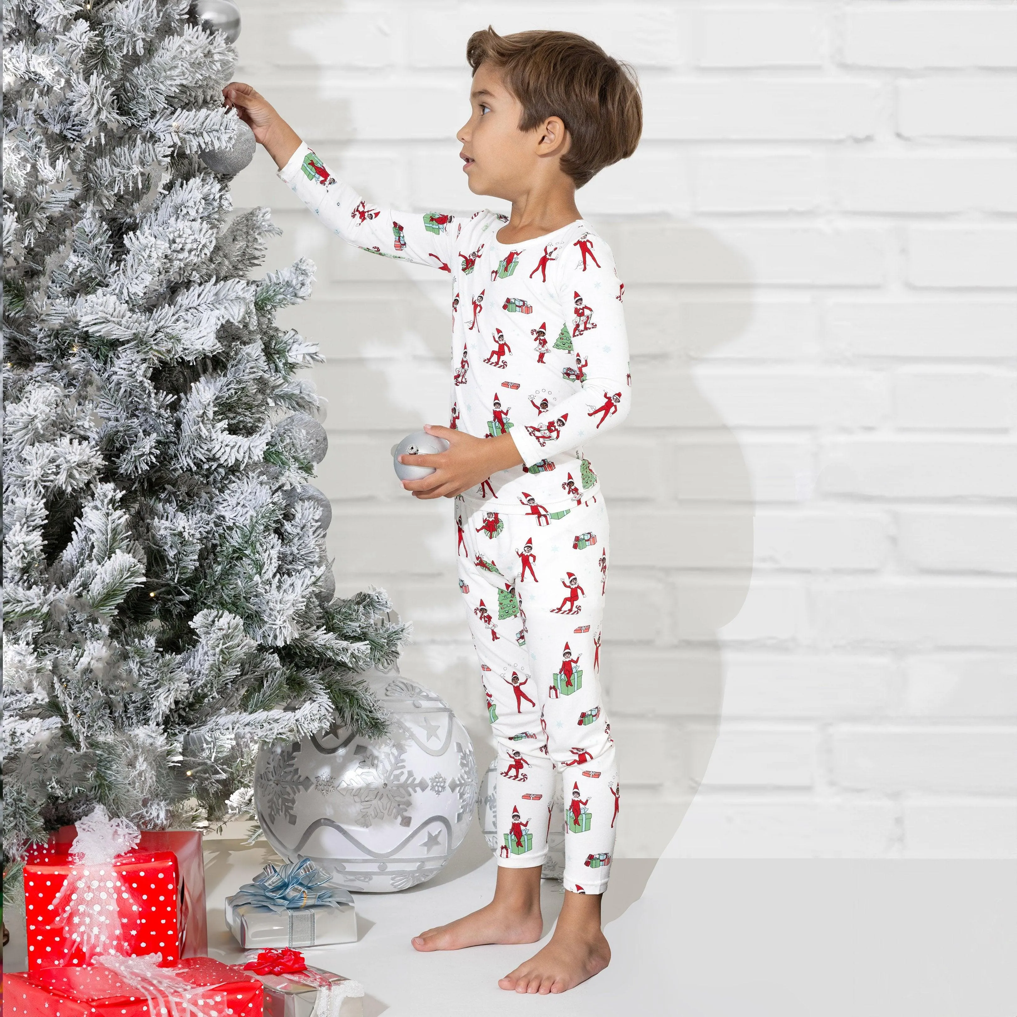 Bamboo Long Sleeve Pajama Set - The Elf on the Shelf