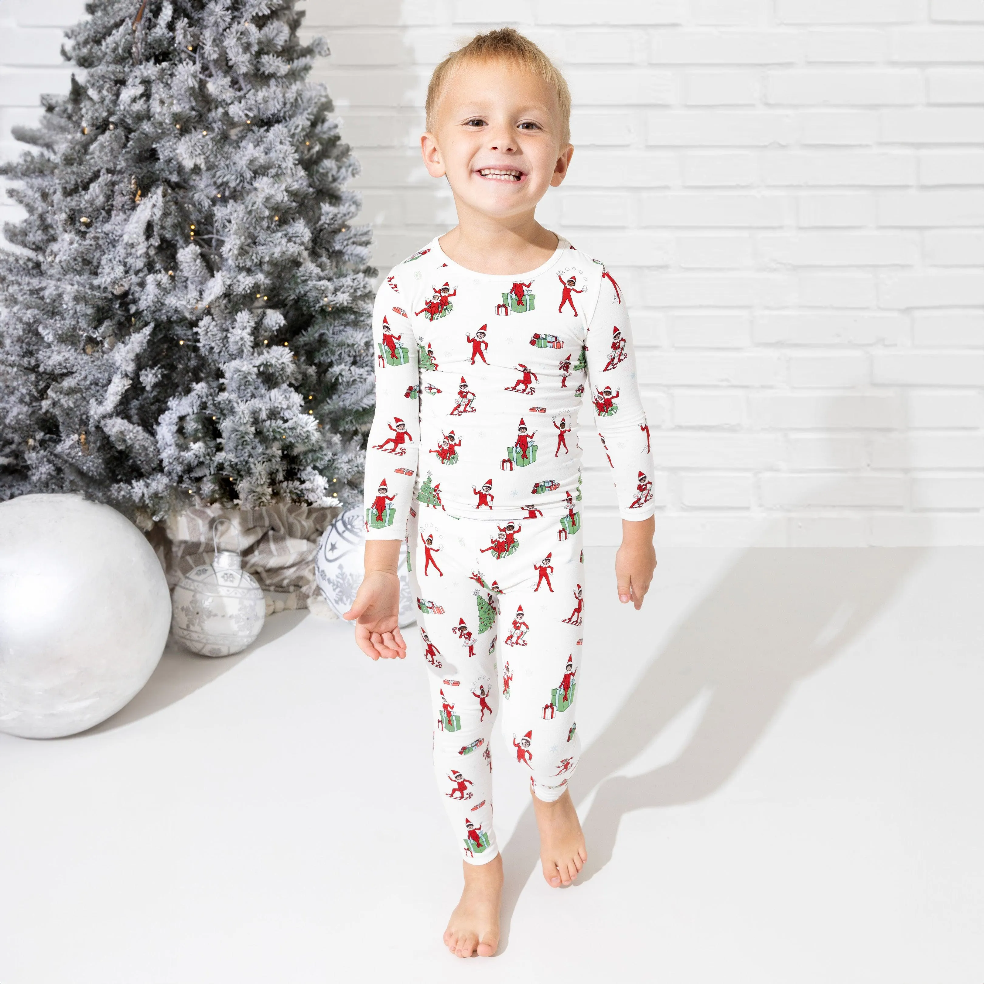 Bamboo Long Sleeve Pajama Set - The Elf on the Shelf