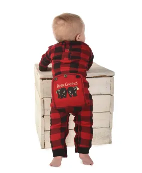 Bear Cheeks Infant Plaid Onesie Flapjack