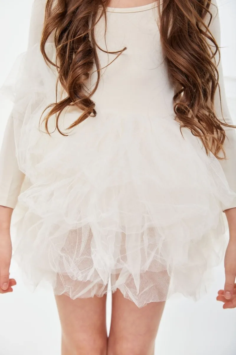 B.F.F. Tutu Dress -  Pearl Ivory