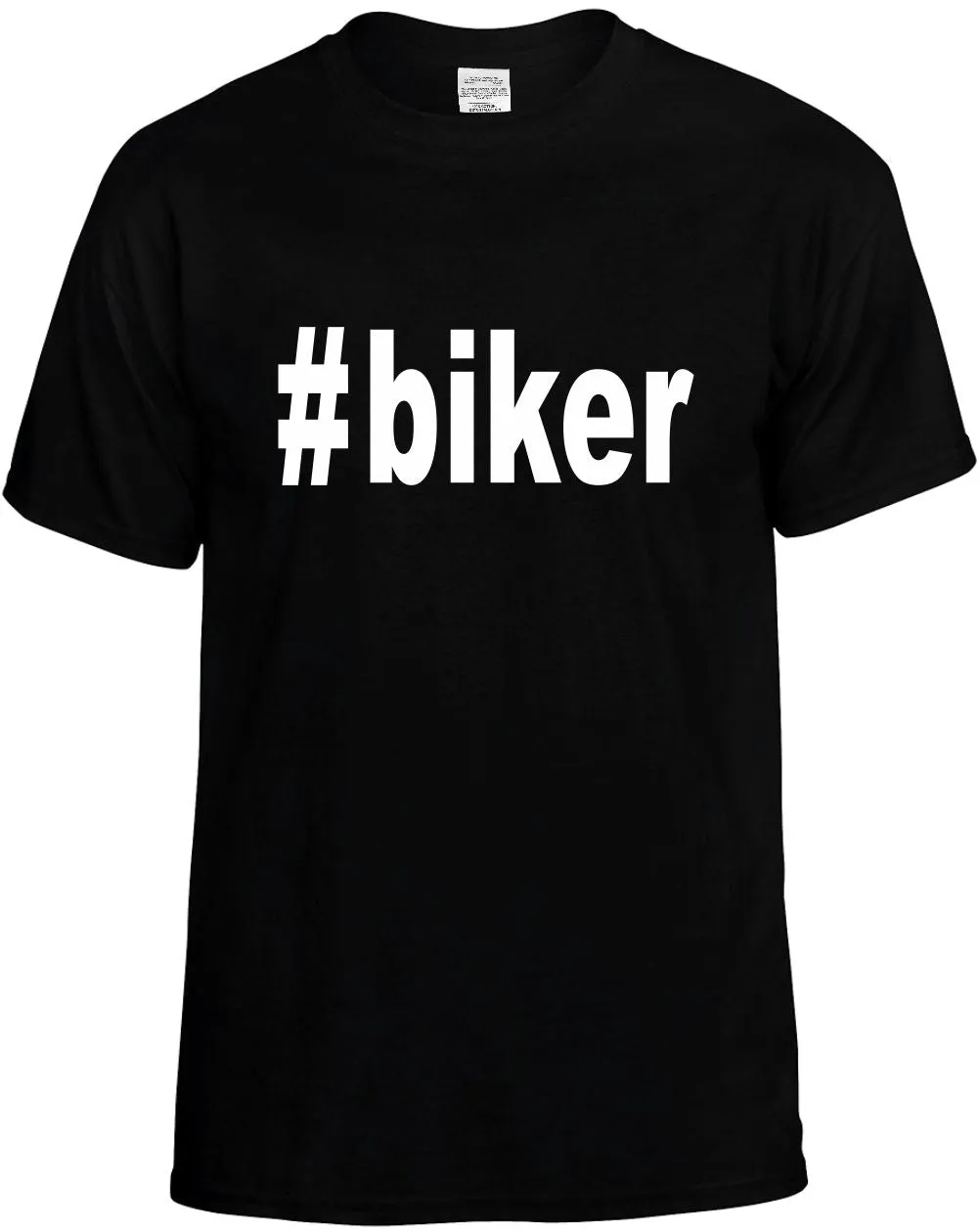 #Biker Hashtag Unisex T-Shirt Novelty Graphic Tee Shirt