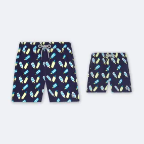 Blue & Lime Ice Lollies Set