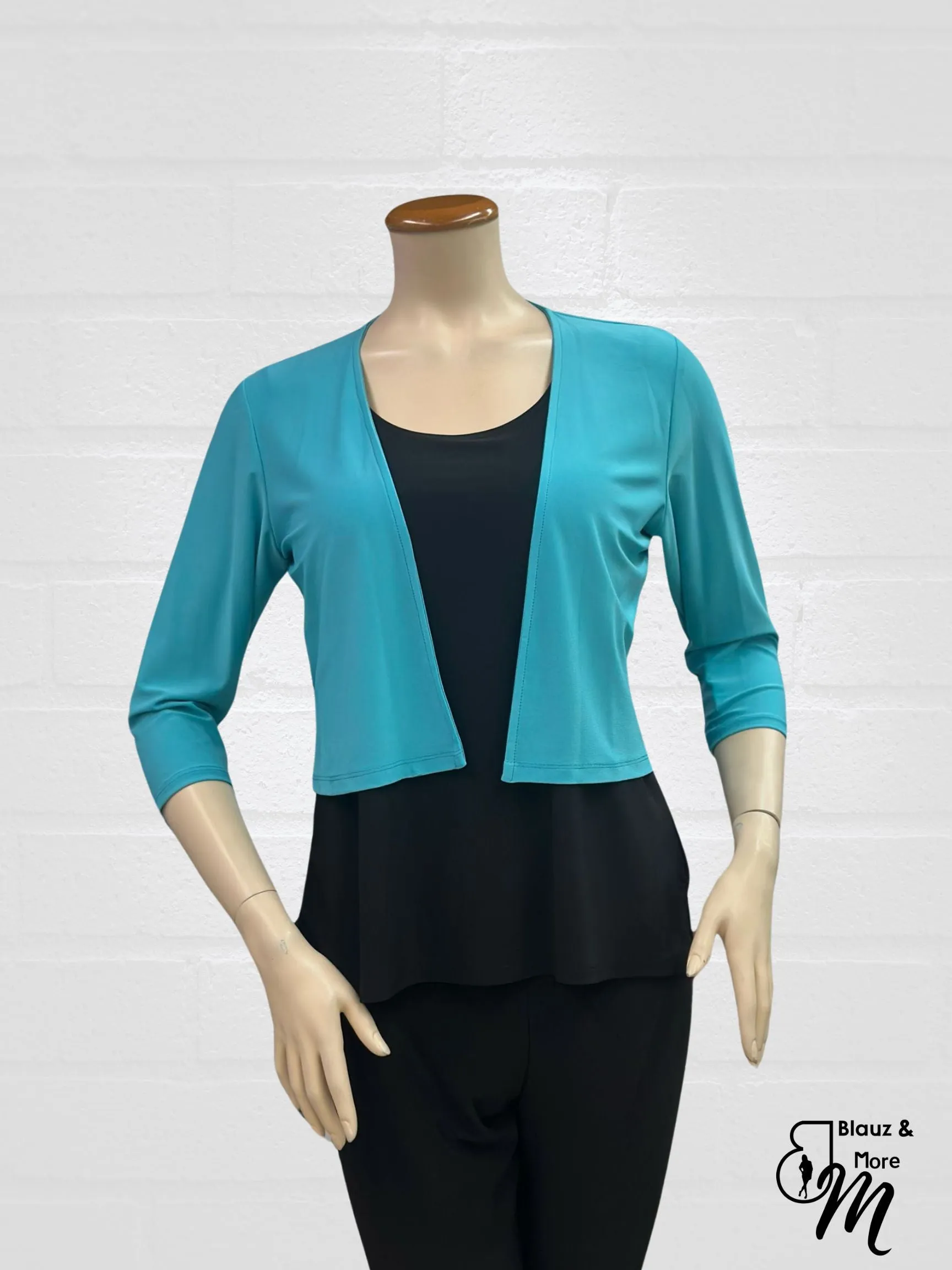 Bolero with 3/4 sleeves - Regular and Plus Sizes available - T360