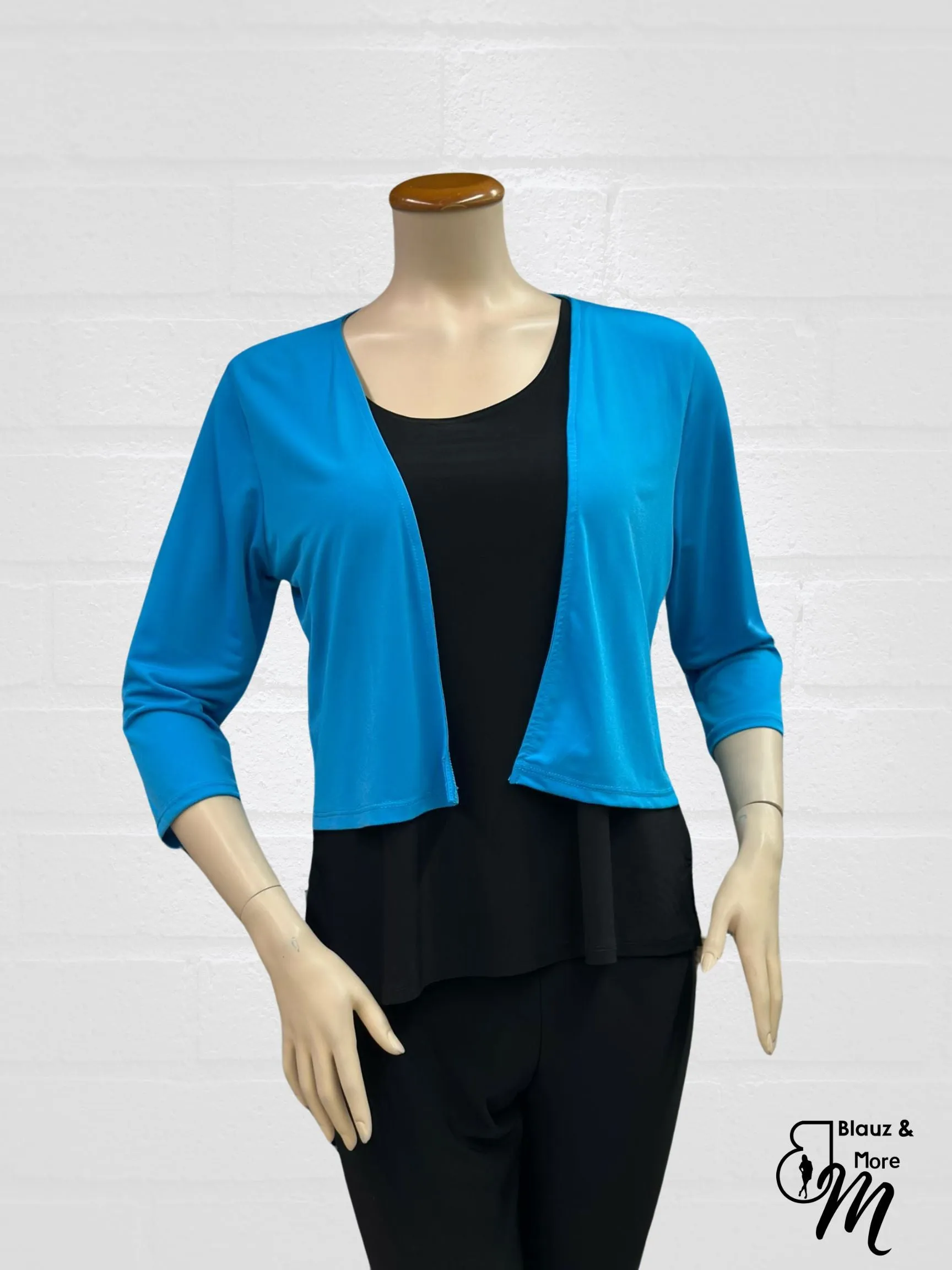 Bolero with 3/4 sleeves - Regular and Plus Sizes available - T360