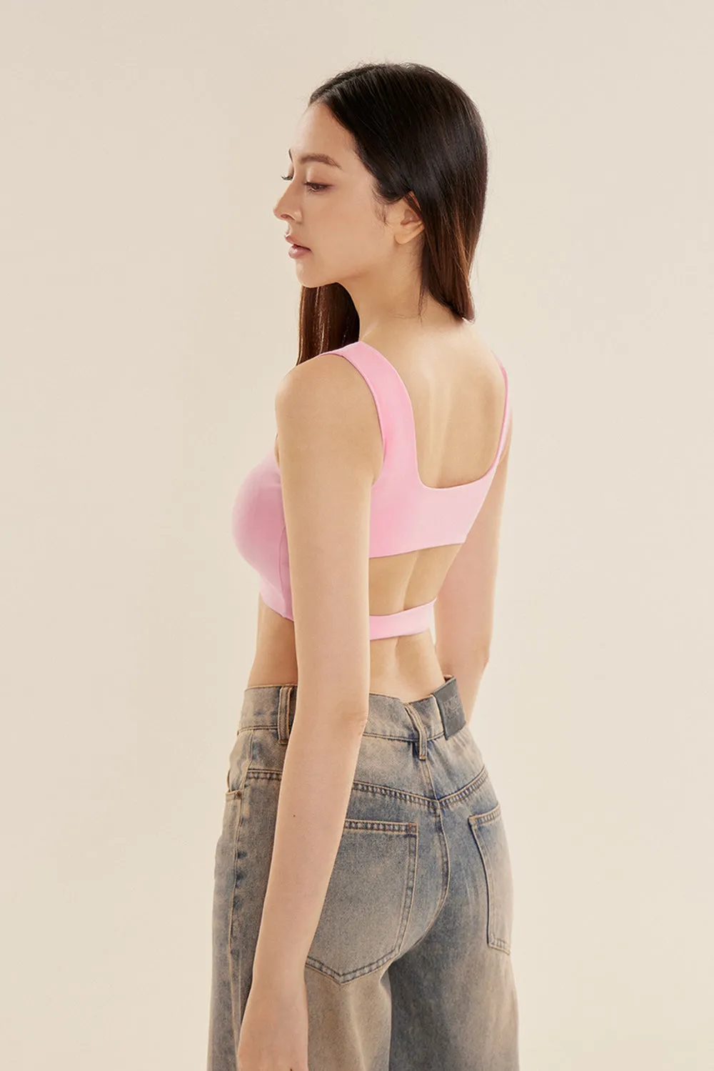 一週七天寬肩帶BraTop<br>7 Days a Week Back Line BRA TOP
