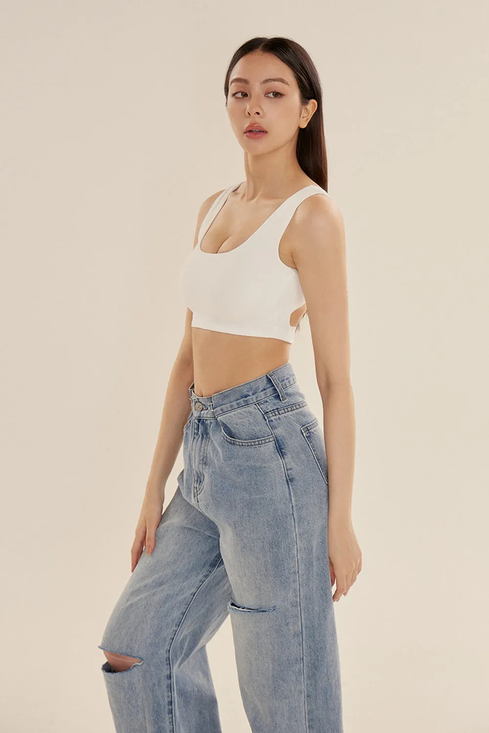 一週七天寬肩帶BraTop<br>7 Days a Week Back Line BRA TOP