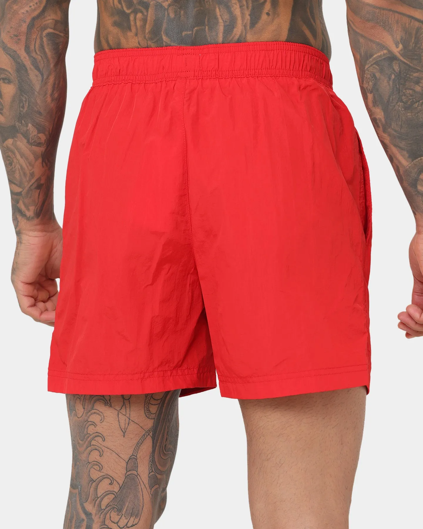 Calvin Klein Medium Drawstring Shorts Deep Crimson