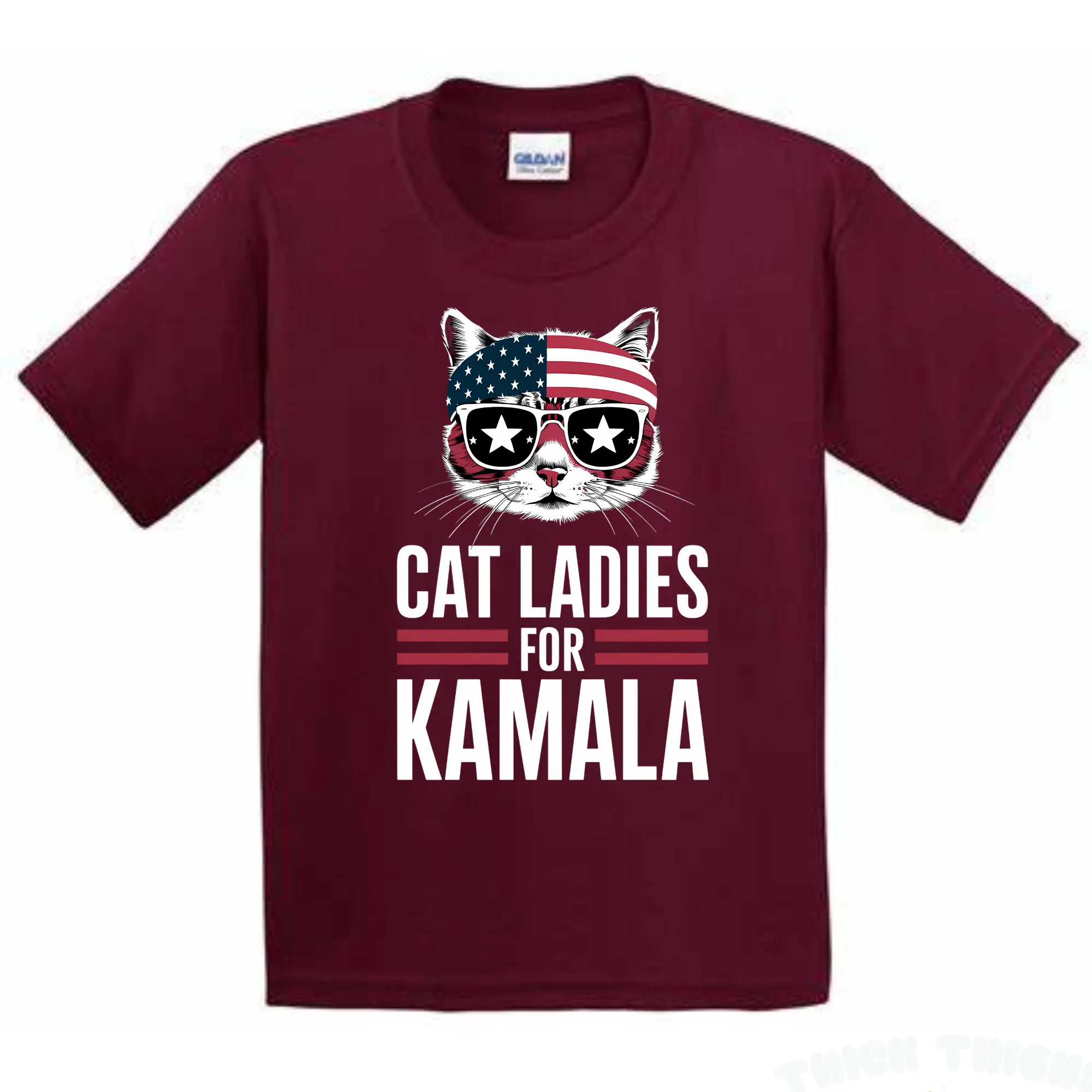 Cat Ladies for Kamala Harris 2024 T-Shirt - Unisex Youth & Adult Sizes
