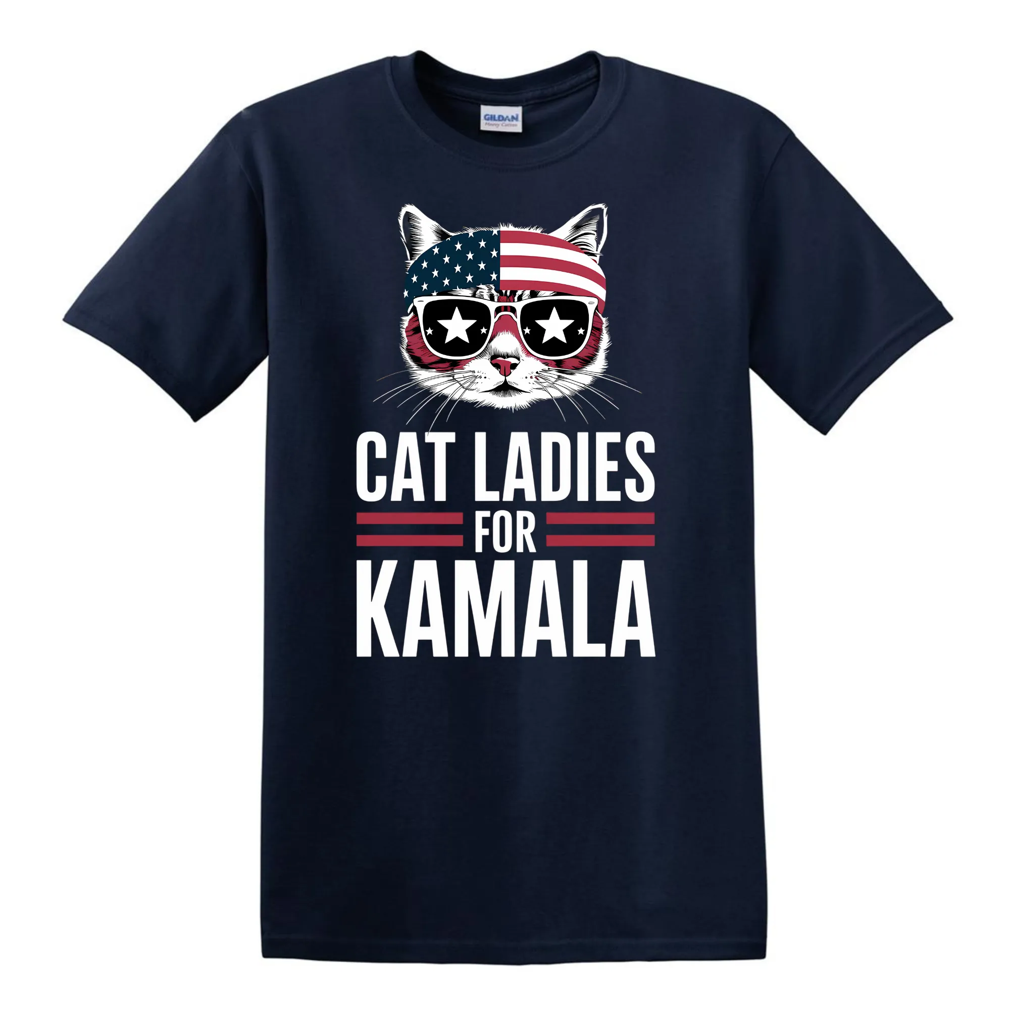 Cat Ladies for Kamala Harris 2024 T-Shirt - Unisex Youth & Adult Sizes
