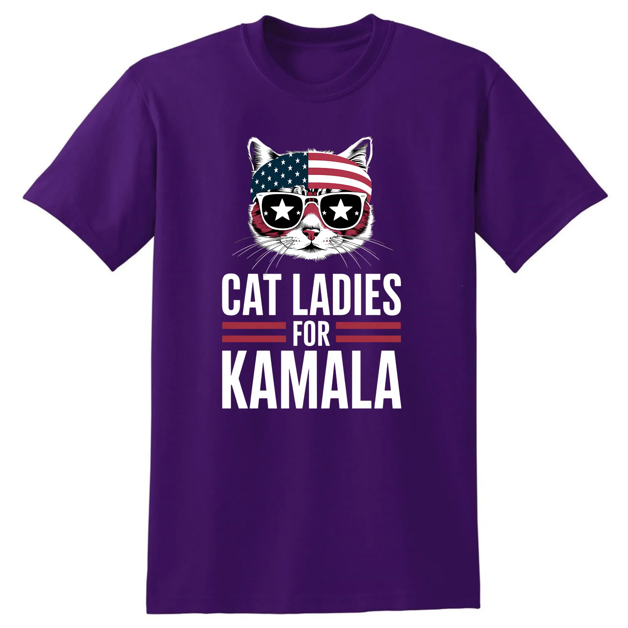 Cat Ladies for Kamala Harris 2024 T-Shirt - Unisex Youth & Adult Sizes