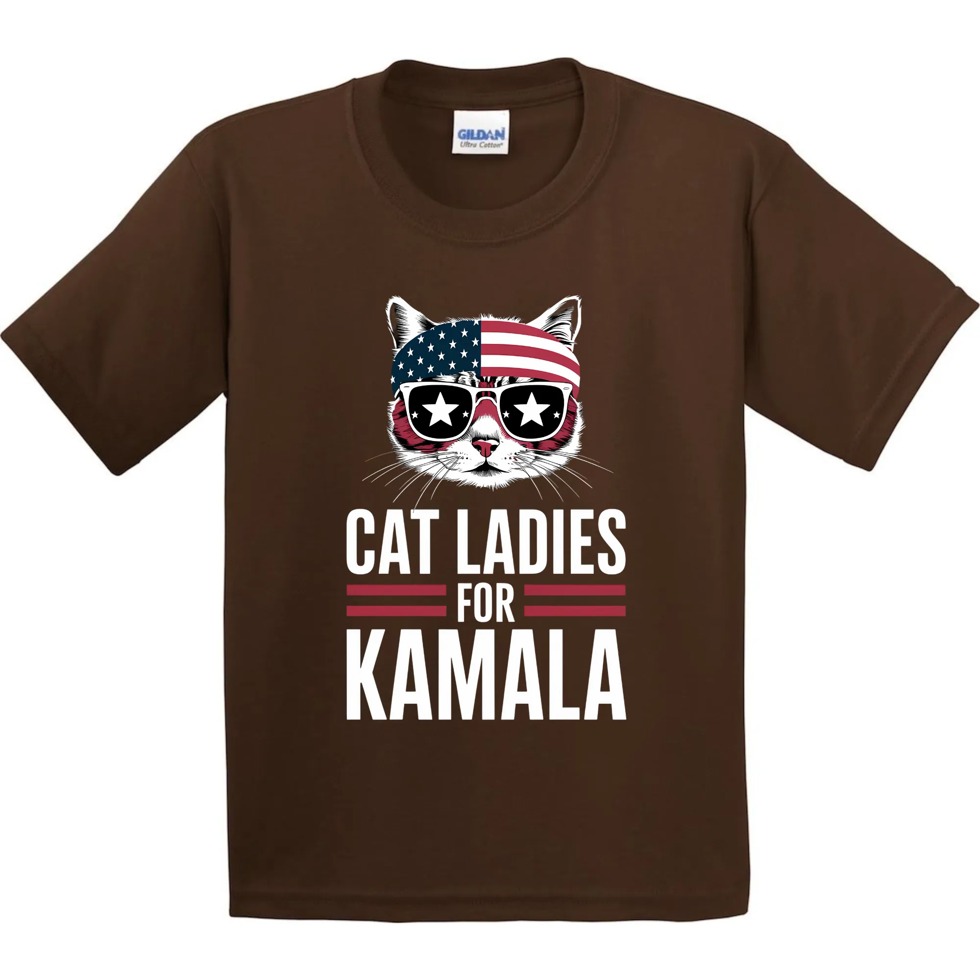 Cat Ladies for Kamala Harris 2024 T-Shirt - Unisex Youth & Adult Sizes