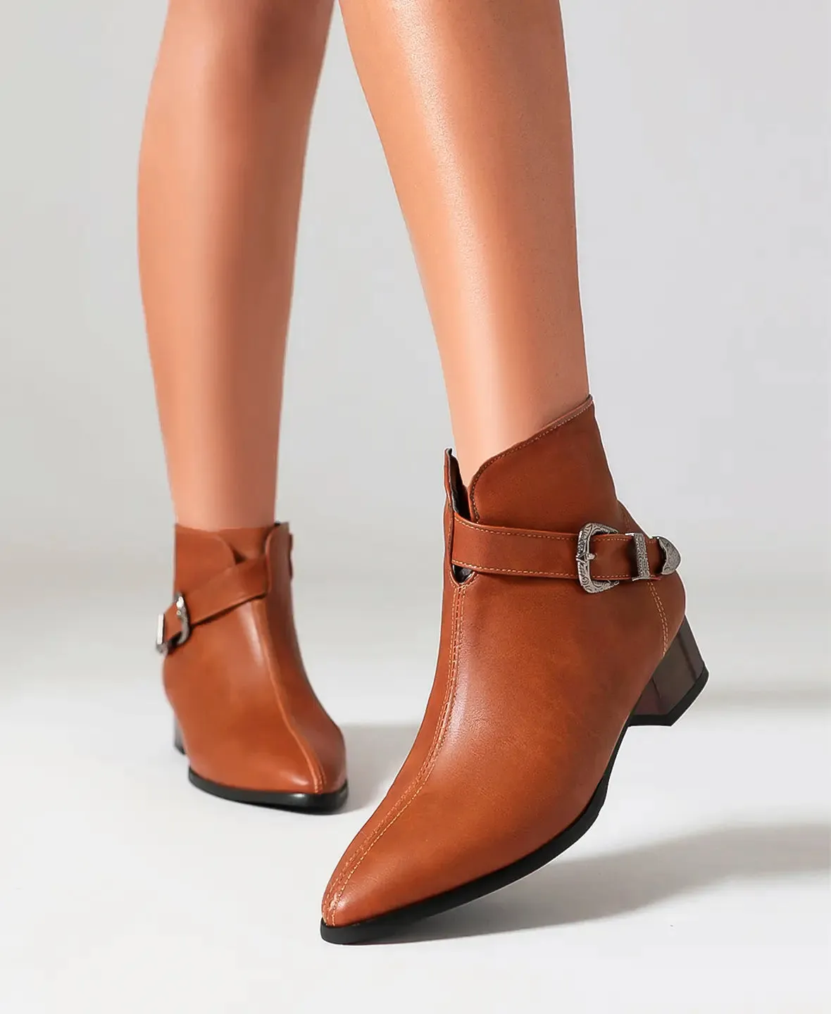 Chelsea Western Leather Boots