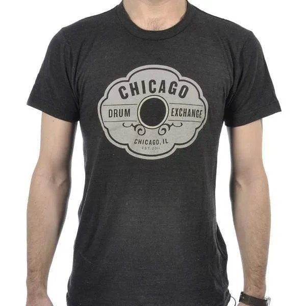 Chicago Drum Exchange Logo T-Shirt Tri-Black XL