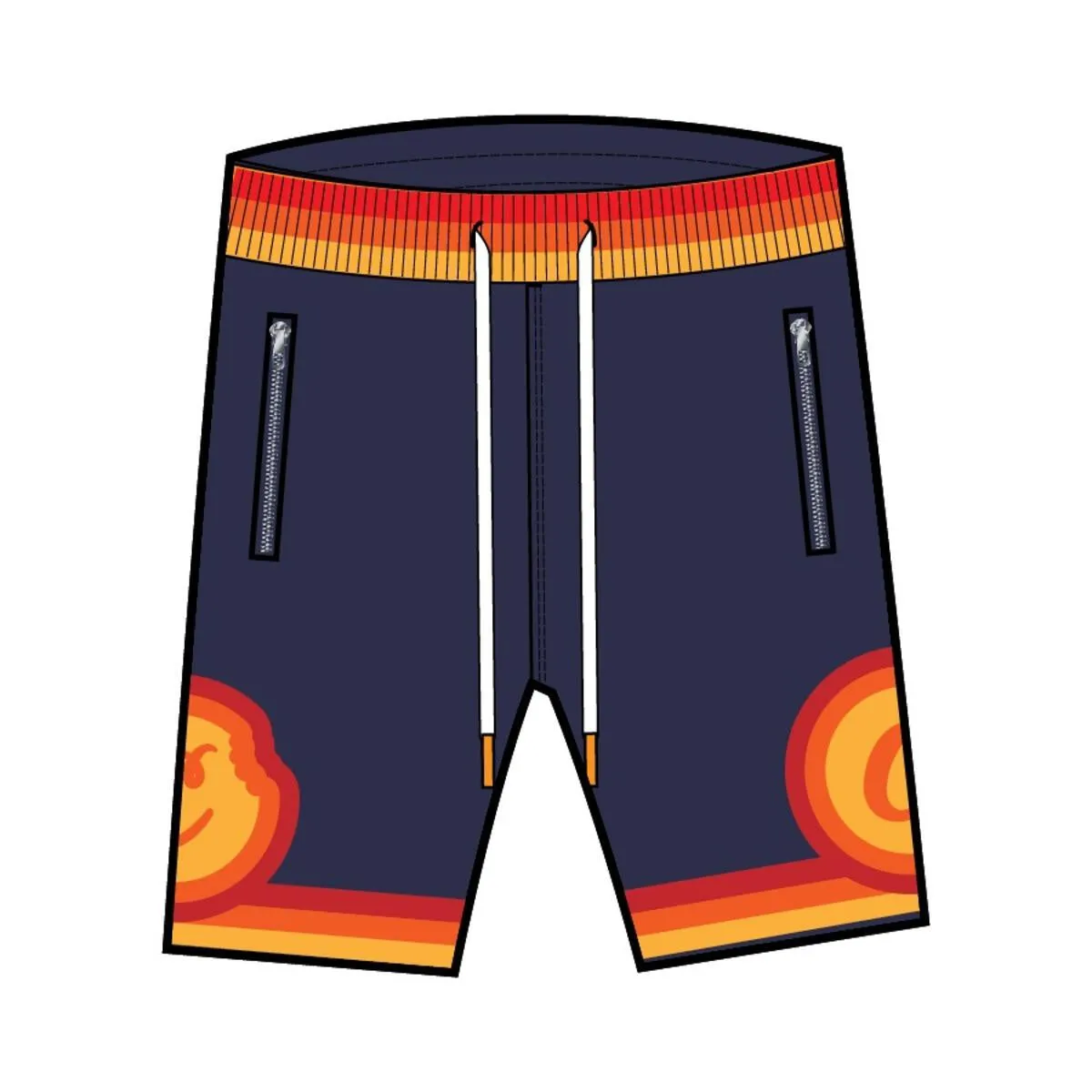 Cookies Puttin In Work Navy Mesh Shorts (1558B6110)