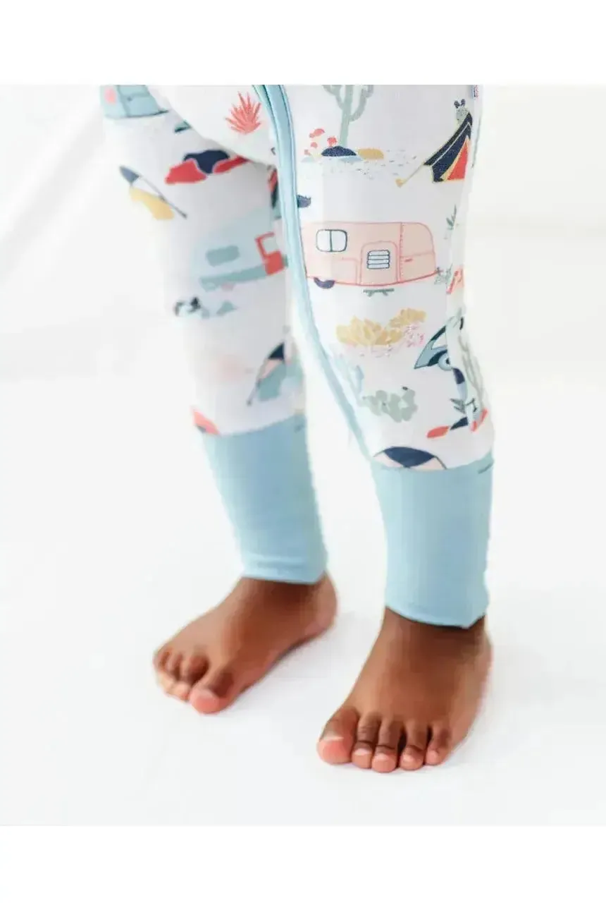 Desert Camper | Bamboo One Piece Zip Pajama