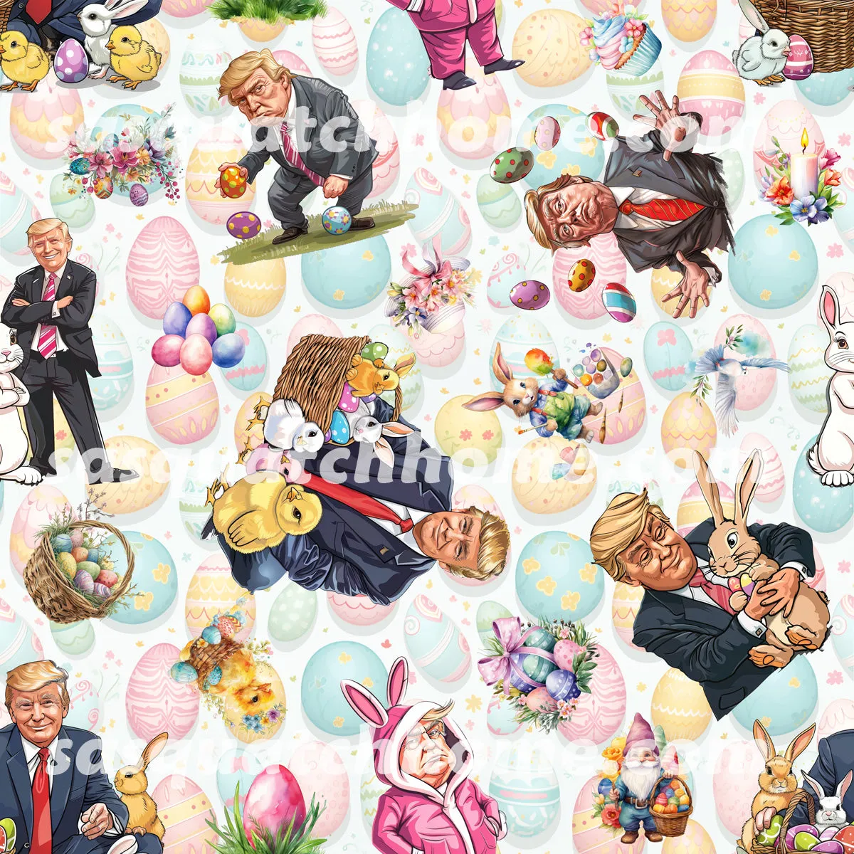Donald Trump MAGA 13 Designs Children Pajama Long 2 Piece Set. Set 1 of 2