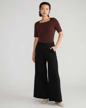 Envelope Neck Top - Brulee