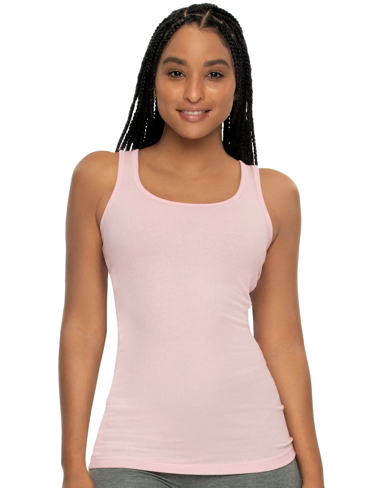 Felina Cotton Ribbed Tank Top - Class Tank Top for Women, Workout Tank Top For Women (Color Options Available) (Clover, X-Large)