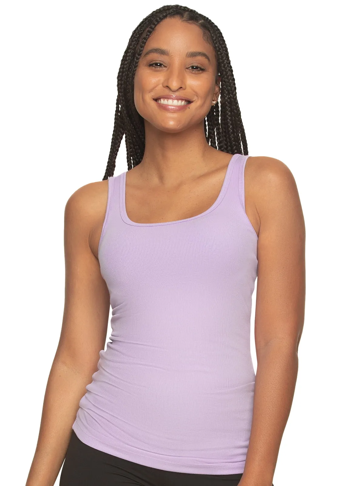 Felina Cotton Ribbed Tank Top - Class Tank Top for Women, Workout Tank Top For Women (Color Options Available) (Clover, X-Large)