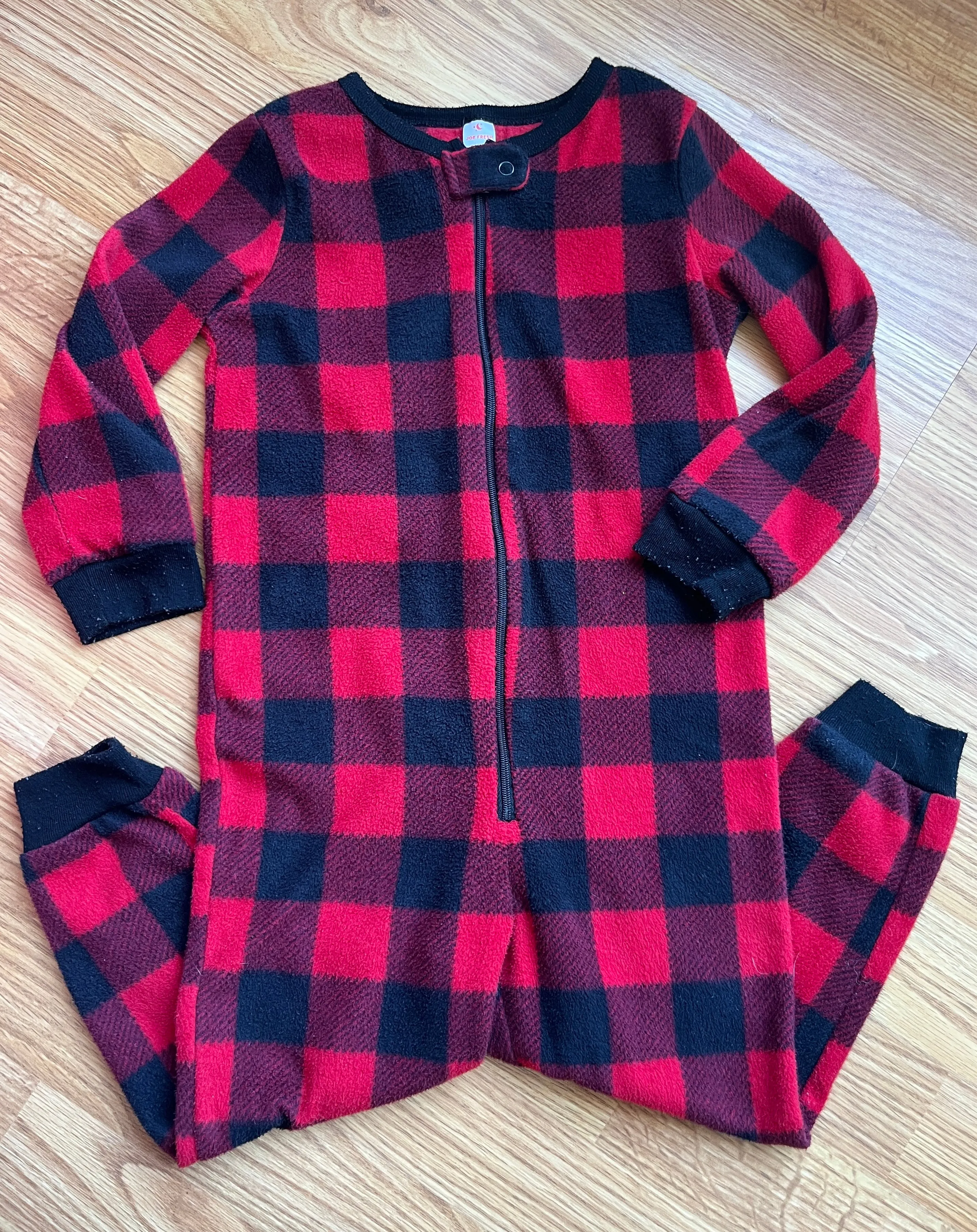 Fleece Christmas Onesie Jammies, Kids 3T