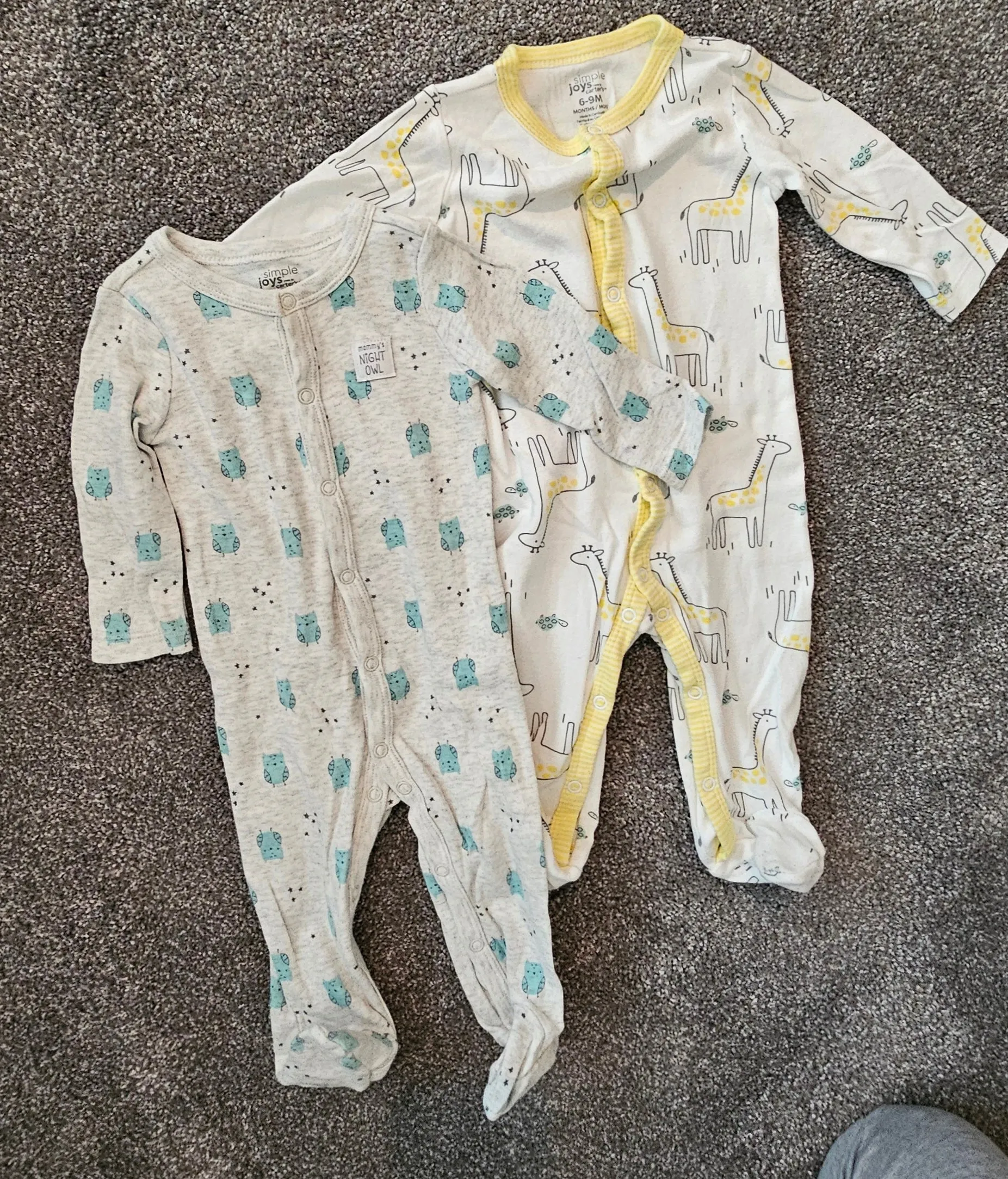 Gender Neutral Bundle 6-9M Sleepers, Kids 9 Month (6-9M)
