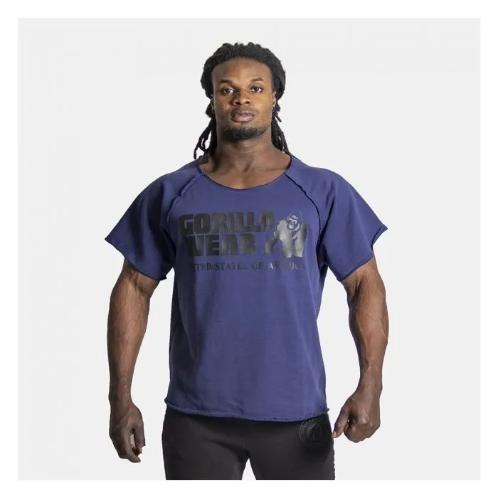 Gorilla Wear Classic Work Out Top - Navy