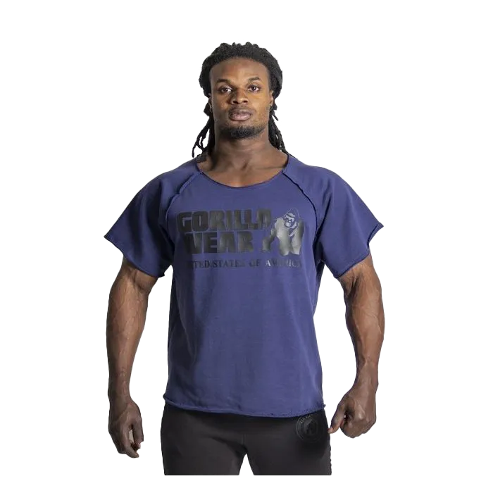 Gorilla Wear Classic Work Out Top - Navy