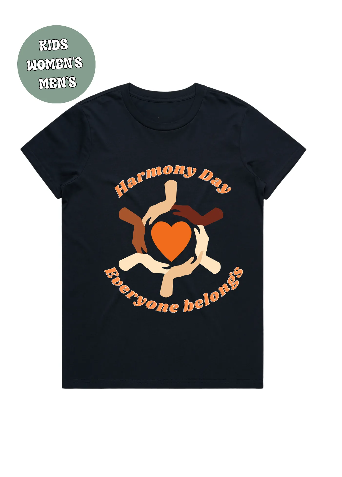 HARMONY DAY EVERYONE BELONGS T-SHIRT