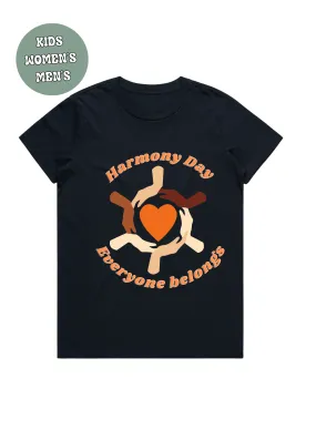 HARMONY DAY EVERYONE BELONGS T-SHIRT