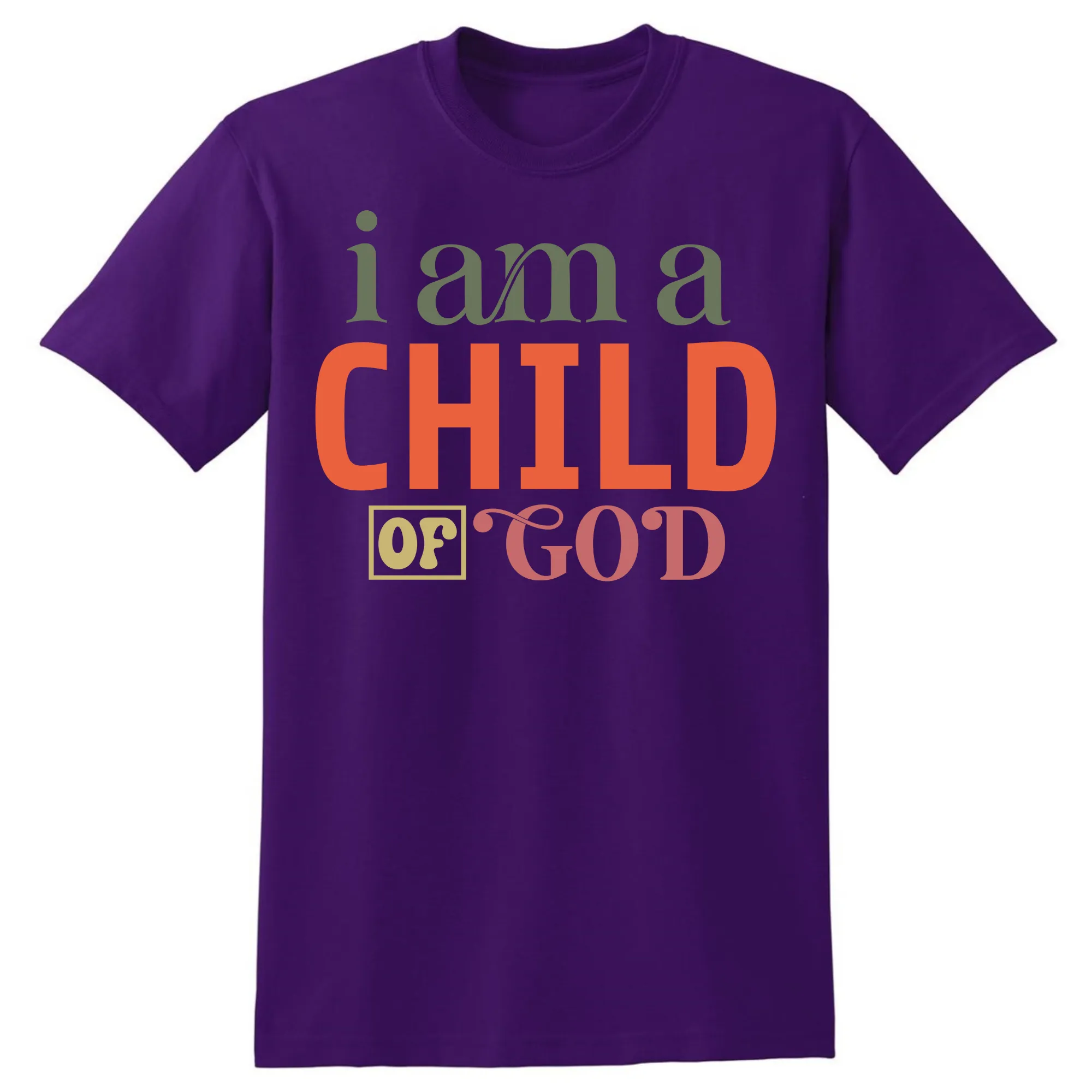 I Am a Child of God T-Shirt - Unisex Youth & Adult Sizes