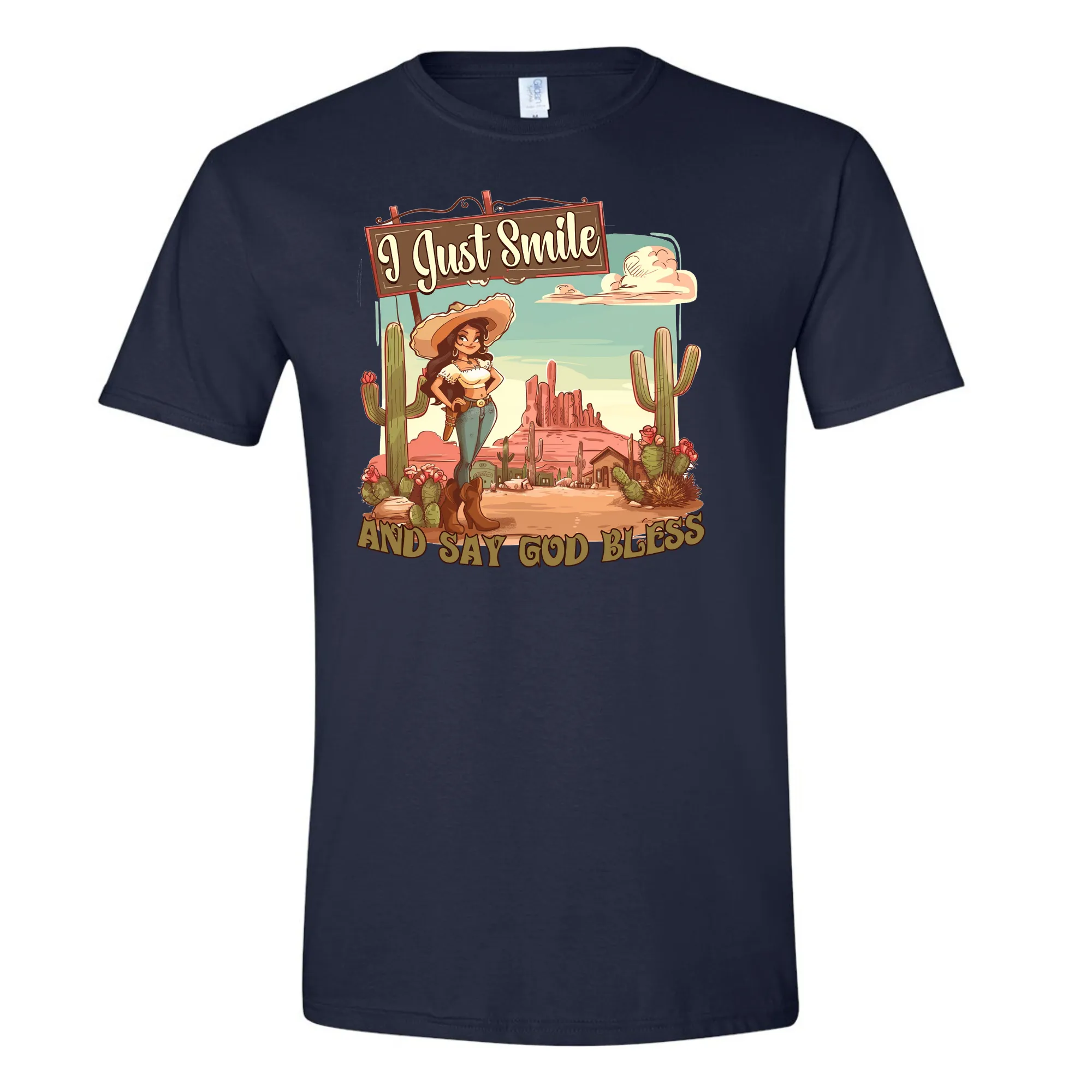 I Just Smile and Say God Bless T-Shirt - Unisex Youth & Adult Sizes