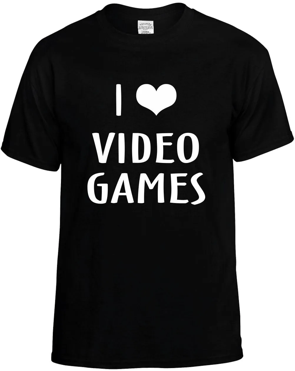 I Love Heart Video Games Unisex T-Shirt Novelty Graphic Tee Shirt
