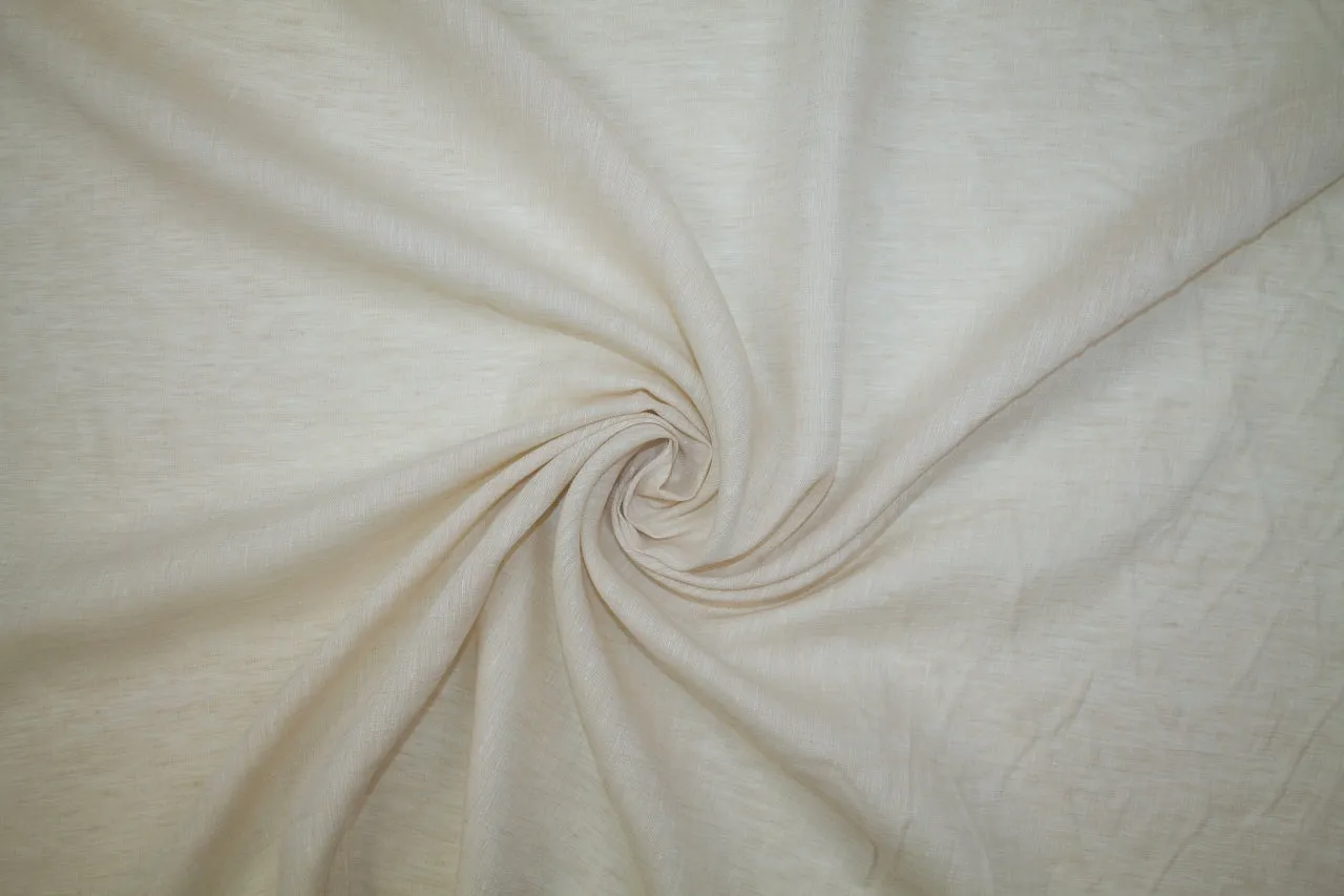 Italian Selvage Handkerchief Linen - Pinky Tan