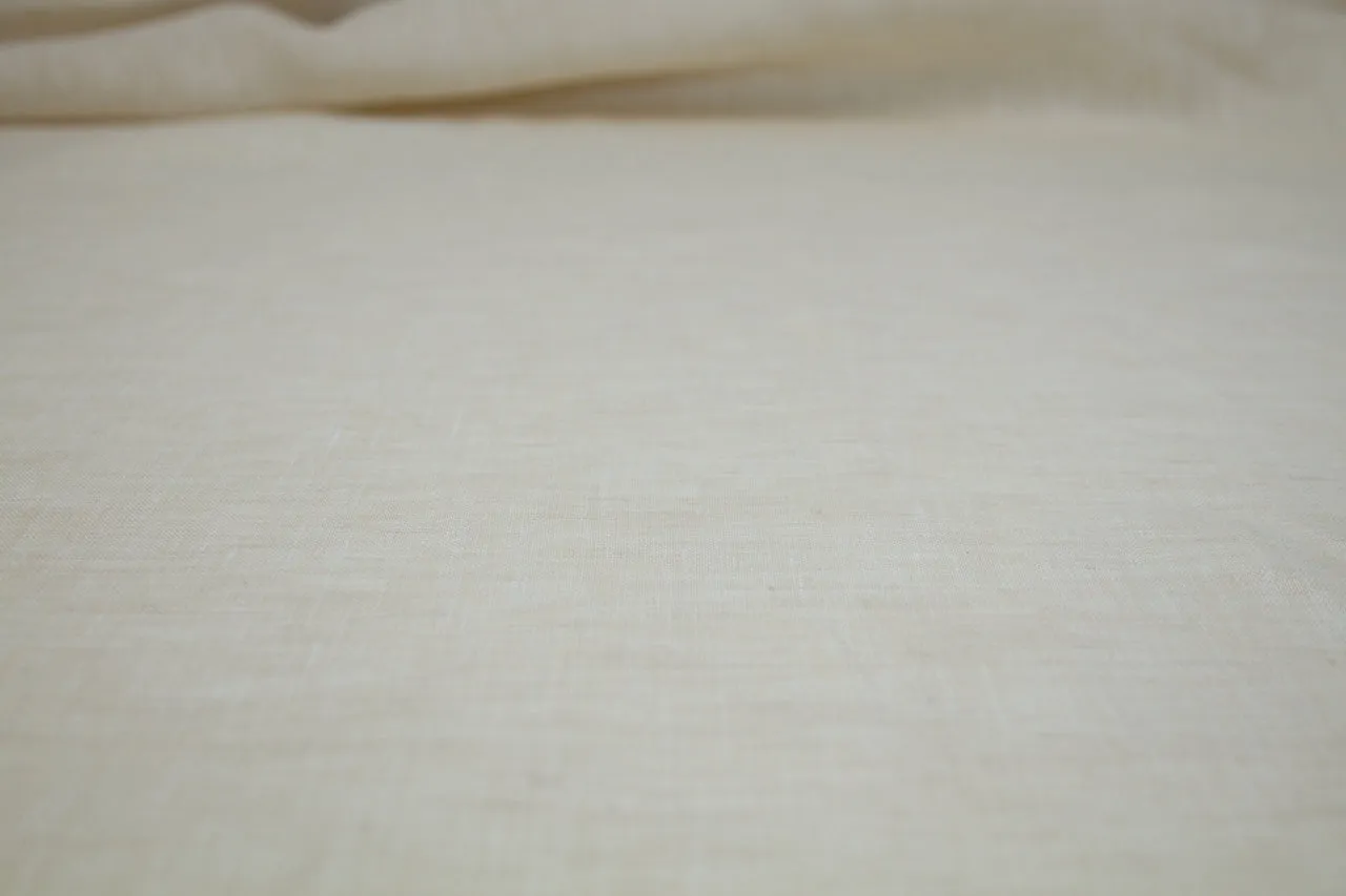 Italian Selvage Handkerchief Linen - Pinky Tan