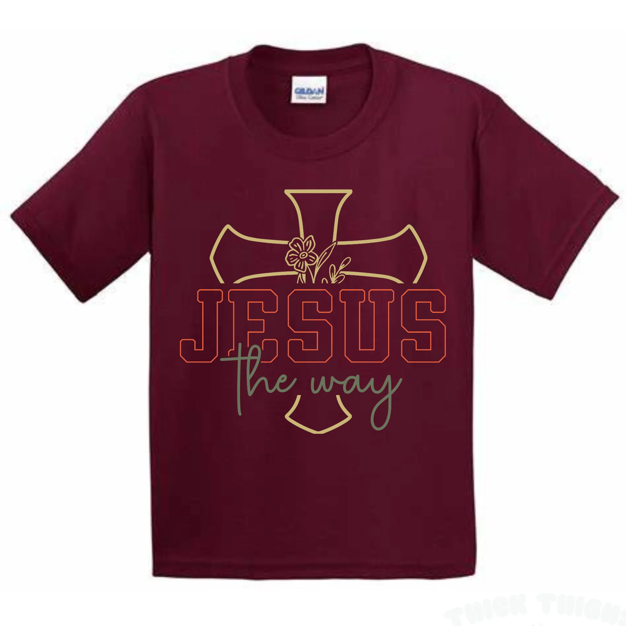 Jesus The Way T-Shirt - Unisex Youth & Adult Sizes